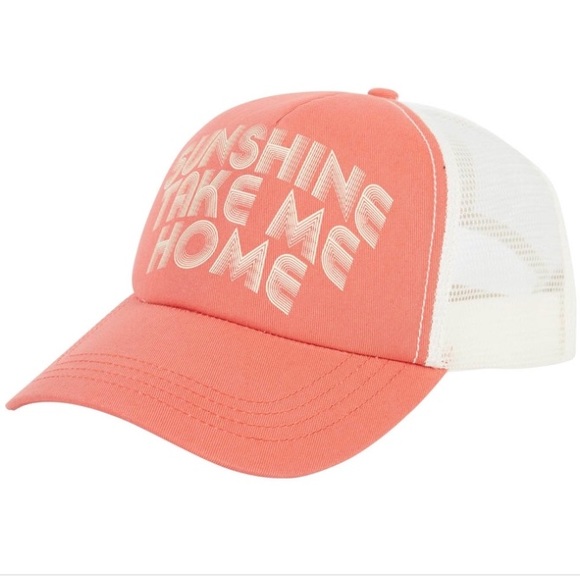 🌟NWOT: BILLABONG Sunshine Peach Baseball Cap - Picture 3 of 3